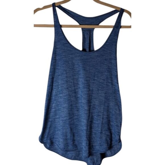 LULULEMON ATHLETICA 105 F Singlet Tank Top in Heathered Hawk Blue Size 6 - Picture 3 of 4